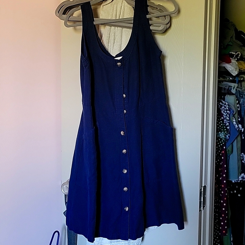 Loft navy dress
